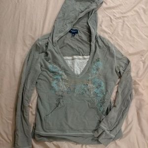 Sonoma graphic double layer pullover sweatshirt